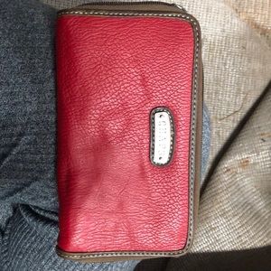 Champs Red Leather Wallet